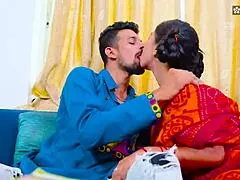 Owner pounds sexy maid alone at home with hot hindi audio 🔥😈