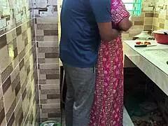 Fuck My Hot Sexy Bhabhi In Kitchen With Cucumber Panties Down 😋🍆