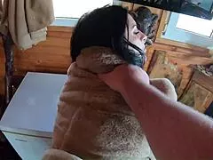 oh god i love givin deep blowjobs in my golden dress then takin hard doggy