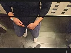 oh man i just creampied my cuckold wife in that dirty restaurant toilet