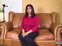 Zenee brunette milf deepthroats juicy interracial cock anal banging cum swallow shaved pussy