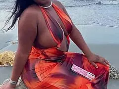 Milf madrastra craves beach fucking in cartagena