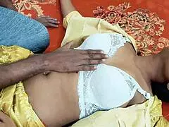 desi saree bhabhi seduces husband with romantic kitchen sex