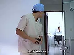 mariana martix gets surgeon max betancur's cock in bathroom during night shift