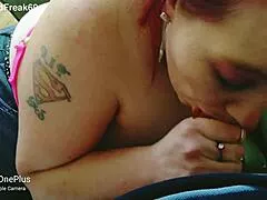 enjoyin one fat cock while talkin shit to lame guys who bailed on extra dick... ugh