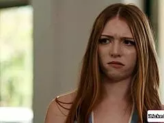 Teen Stepdaughter Laps Stepmom's Juicy Pussy in Taboo Lesbian Lick Fest Face Sitting