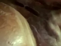 Cuarentona Shaved Pussy Vibrator Tease Turns into Steamy Shower Strip