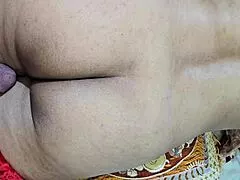 red dressed desi stepsister moans loud riding bareback cock in clear hindi