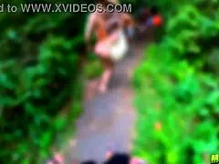 dude can i fuck these hot blonde and brunette babes deep in the woods or what?