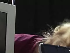 Skinny Blonde Cougar with Huge Tits Leads Group Orgy Blowjobs Deepthroat Doggystyle Cowgirl Monster Cocks Facial Cumshots Roleplay Parody Uncensored Fishnets