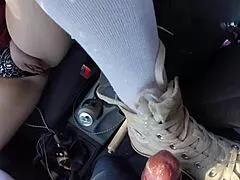 whoa, cute milf takes four huge cumshots everywhere 😍 garden beach car yummycouple!