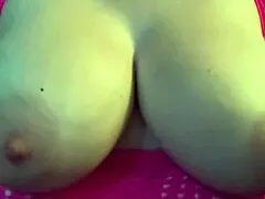 my huge italian tits bounce wild in solo fetish play