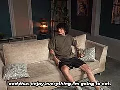 Hey stepson, caught stroking that cock? Let big-booty stepmom show you real help