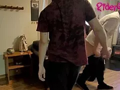damn stepmom riderqueen jumps into casual threesome with latina milf curves bouncing uncensored creampie action 😍🍑