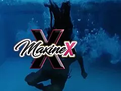 Maxine X's massive tits and squirting clit in hot lesbo action?