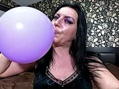 oh god my satin balloon fetish makes me pop barefoot 😩