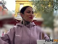 uhh 40yo alt mom lara croft begs for primo cock in her dirty pepeporn casting ride