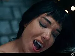 vampire milf veronica leal turns 18yo puck into her big tits lesbian slave