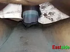 new neighbor ebony daughter begs for my big black cock creampie ride