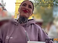 uhh 40yo alt mom lara croft begs for primo cock in her dirty pepeporn casting ride