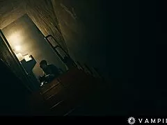 vampire milf veronica leal turns 18yo puck into her big tits lesbian slave