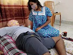 bhabhi sneaks bedroom sex with dever, desi panties drop for hot indian pounding