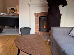 i'm lovin this hot milf's huge natural tits ridin me after rimjob cum mouth