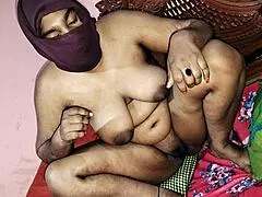 check out this ultra close-up of bengali stepmom's tight pussy getting creampied twice