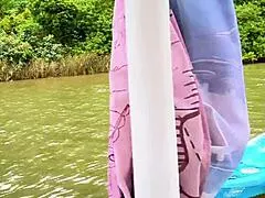 oh man jungle views got me soapy in bikini bubbles forest bathing exotic ebony vibes