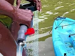 oh man jungle views got me soapy in bikini bubbles forest bathing exotic ebony vibes