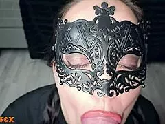 millie fox the amateur milf sucks her husband's pent up load after three days and swallows every drop