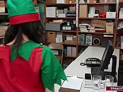 santa officer fucks asian and latina