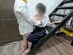 Natural Thai College Couple's Intimate POV Ride and Creampie in Private Home