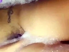 oh god ladies night got me so wet with this pussy play dildo vibrator glass toy mess