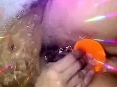 oh god ladies night got me so wet with this pussy play dildo vibrator glass toy mess