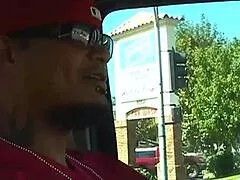 blonde milf kayla synz spots handsome roofer and drops to knees for his thick cock blowjob