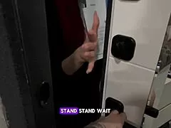 prostitute trades anal for cult entry in public