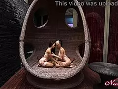 wanna see two skinny latinas in lingerie with brown eyes sharing this pov monster cock in a wild 3some?
