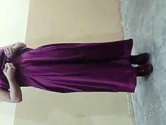 Step sister strips tight shaved pussy in front of step brother close up wet moaning roleplay