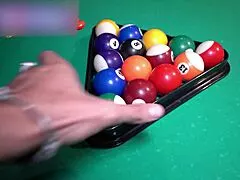 Ever wonder how a busty blonde turns a pool table into her wild rough sex playground on a crazy night?