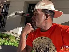 Sisi Pesos petite milf sneaks big black cock ride with Rome Major at house party