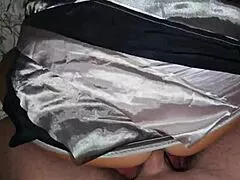 Blonde Stepmom Fingers Big Ass for Real Cock