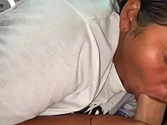 OH HOW MY STEPMOM HELPS ME JERK OFF WITH HER BIG TITS AND LINGERIE!