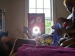 hey black mama your big ass pussy bounces hard on that dick 3some