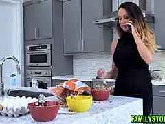 i cant resist stepmom joining stepsibs big cock fun