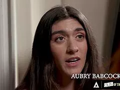 Aubry Babcock's sexuality test with stepmom Lauren Phillips turns hardcore 3-way lick fest