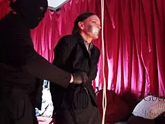 fbi agent godiva bound tight in samson's lair 😱 trapped detective struggles!