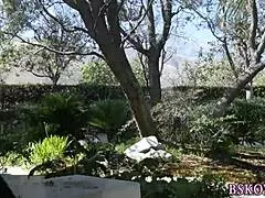 busty pornstar grabs cock for sloppy suck and cumshot finish