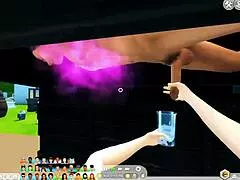 Locked in Sims 4 femdom prison milf forces feet worship and total submission!