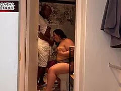 Agatha mama's chubby pussy wrecked by bbc in wild threesome orgy?